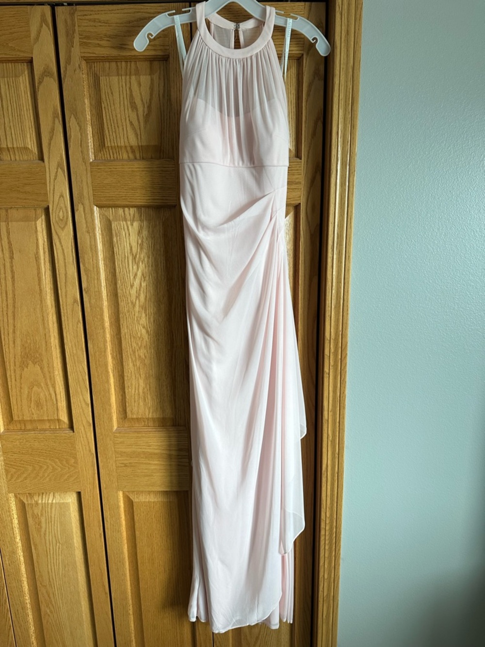 David's Bridal Petal Bridesmaid Dress